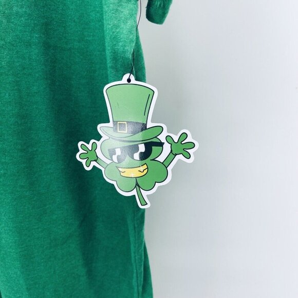 Maid And Local T-Shirt Size X-Large Life Of The Paddy Green Short Sleeve - Picture 3 of 7